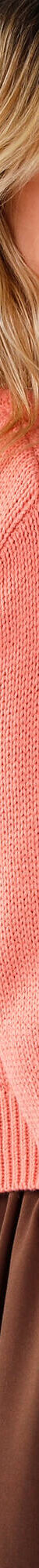 Pull spécial Petites torsades et strass (pêche) Pull spécial Petites torsades et strass (pêche)